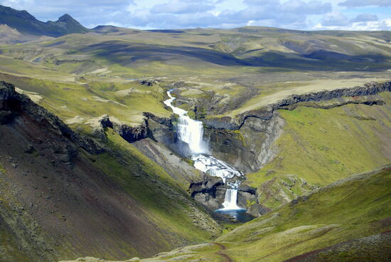 der Wasserfall Ófærufoss