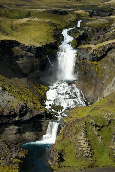 der Wasserfall Ófærufoss