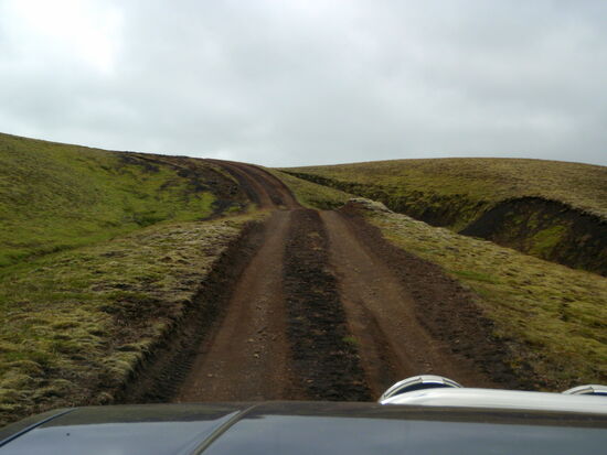 Auffahrt vom See zur F 233