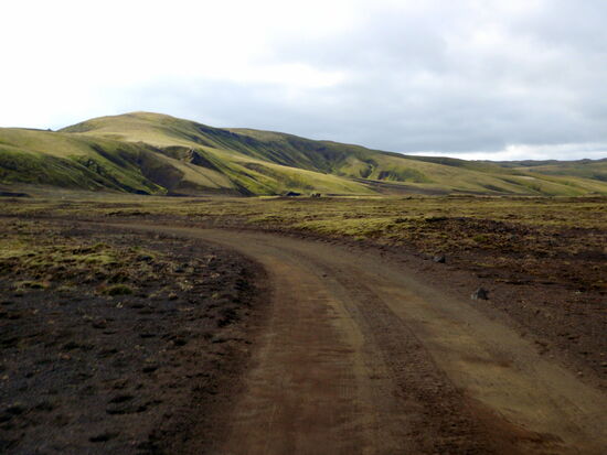 Fahrt über die Hochebene