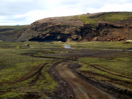 dann ging die Piste ins Tal