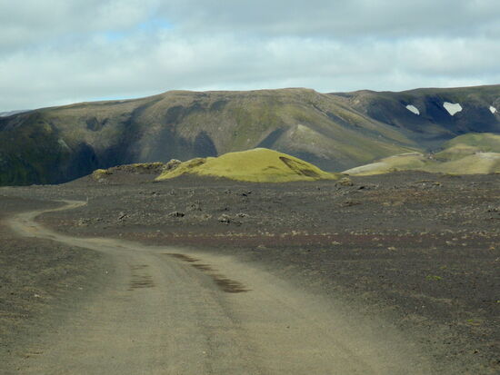 der Weg führte auf und ab
