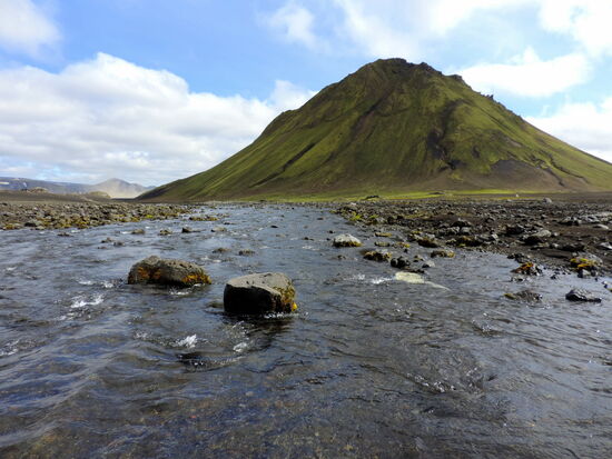 der Berg Mælifell aus der Vadställe