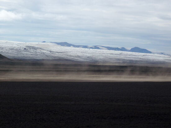 dann begann wieder der Sandsturm