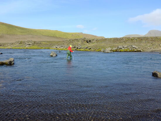 der Untergrund war sehr unregelmäßig mit vielen Steinen