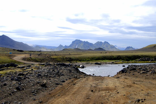 Blick zurück auf die Vadställe