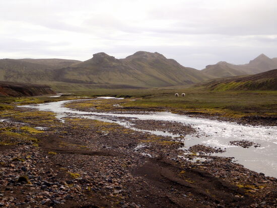 wo wir die Ljósá erreichten