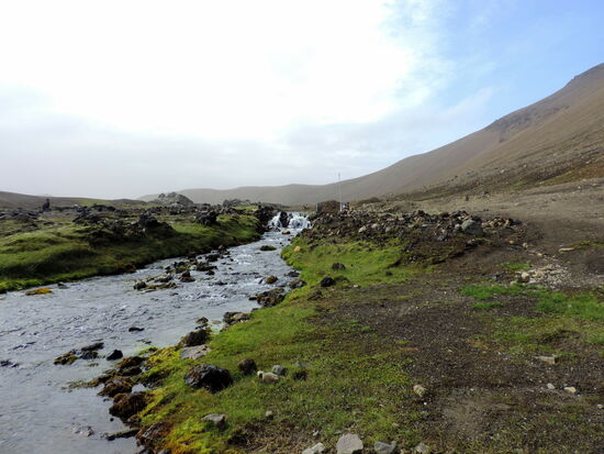erneute Flußdurchquerung