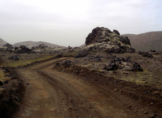 durch die die Piste führte