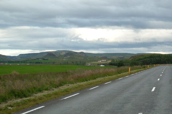 auf der 30 Richtung Flúðir