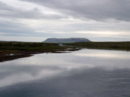 von der Brücke über die Ölfusá