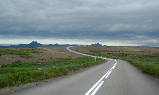 auf der 35 in Richtung Hochland