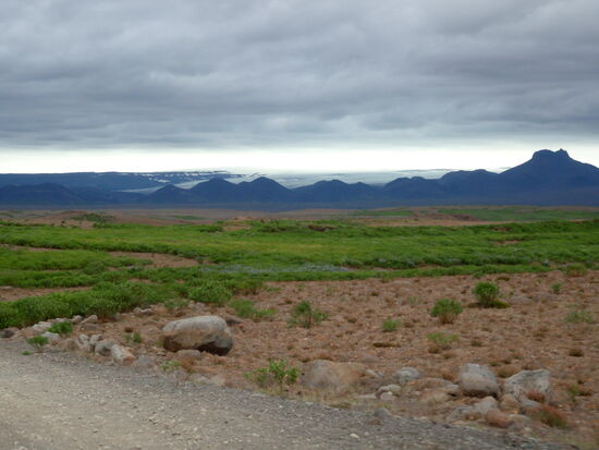 Blick zum Gletscher Langjökull