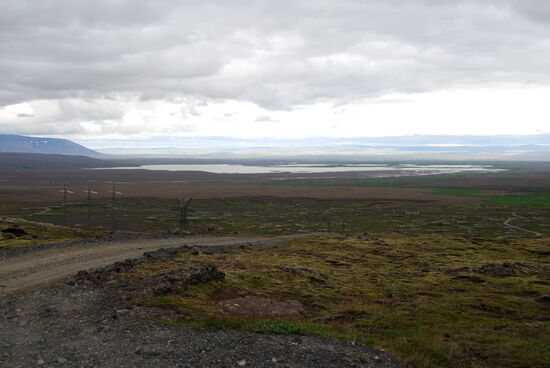 Blick von der Paßhöhe