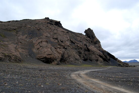 hier, wo die Pistenkuh gerastet hatte, machten wir auch Rast