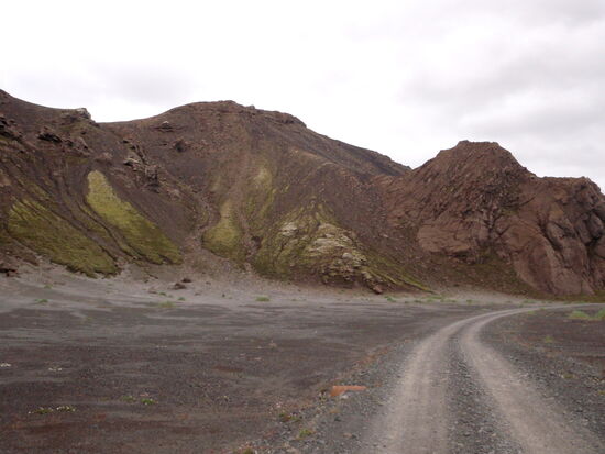 weiter fuhren wir zurück zur Piste