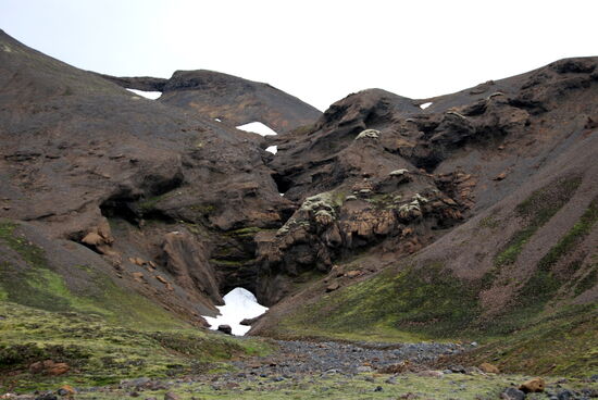 Gesteinsformationen der Rauðafell