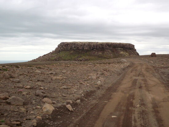 und führte dann auf die Gullkista - Goldkiste zu