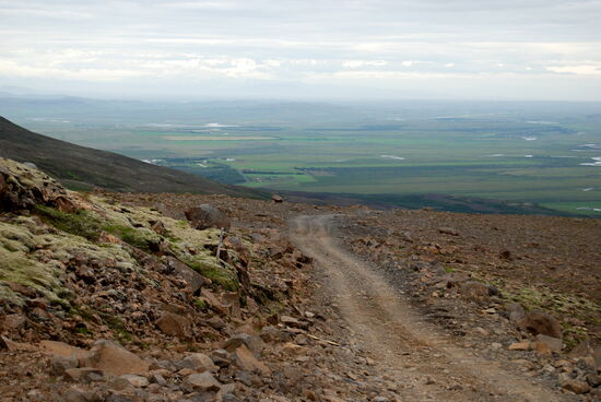 steiniger Weg bergab