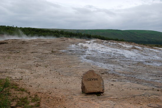 Geysir, die große Springquelle, von der alle ihren Namen haben