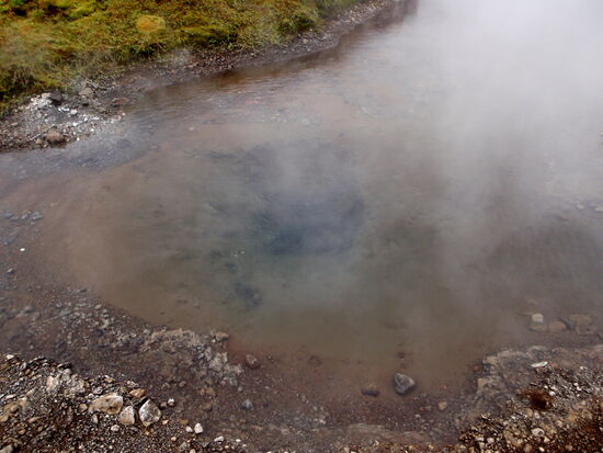 verschiedene heiße Quellen