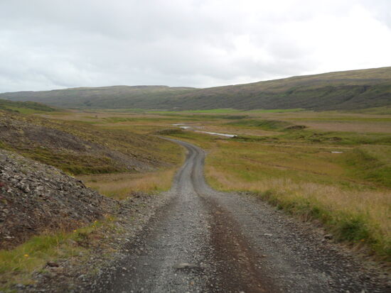 der Weg wurde immer grober