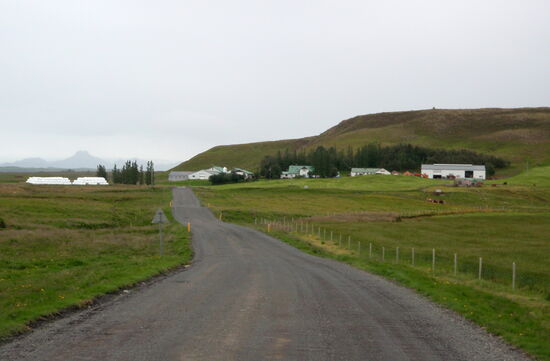 Durchfahrt durch landwirtschaftliche Betriebe