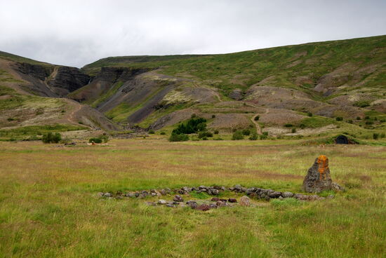 in der Landschaft