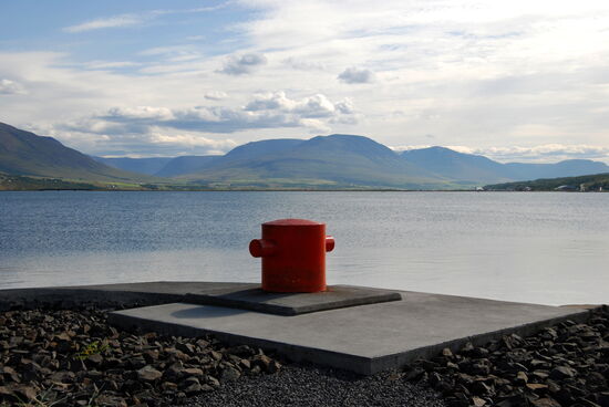 Blick auf den Eyjafjörður