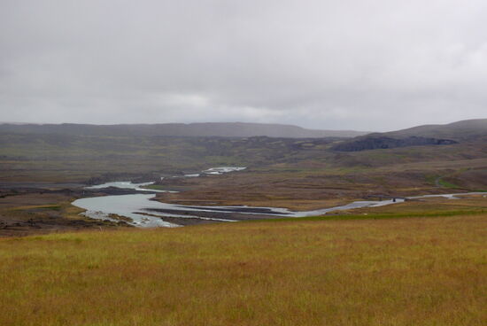 Skálfandafljót als Abfluß des Aldeyjarfoss