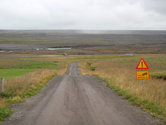 hier fing die Hochlandpiste an