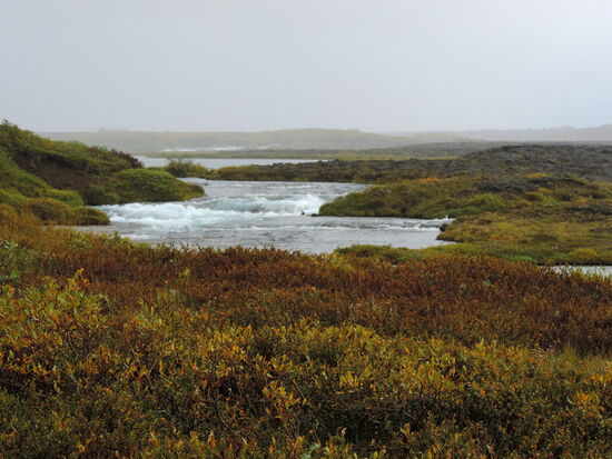 Stromschnellen in der  Suðurá