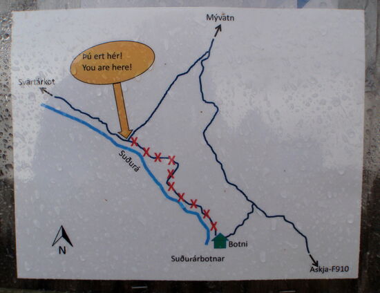 dann standen wir an der Umleitung