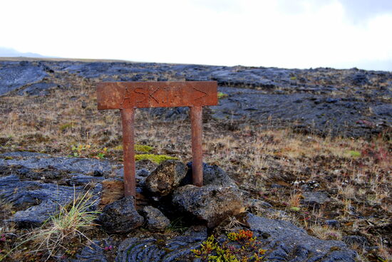 Wegweiser zur Askja