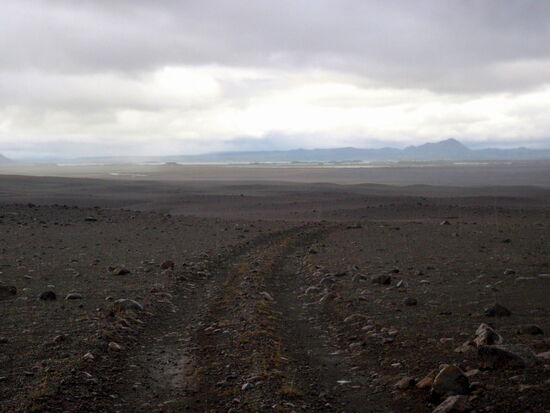 dann kam in der Ferne der Mývatn in Sicht
