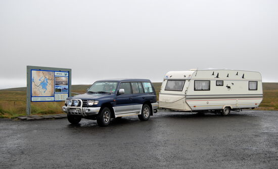auf dem Parkplatz mit Informationstafel hielten wir noch einmal an