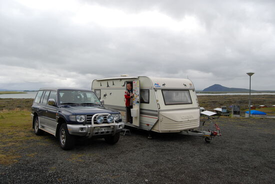 auf dem Campingplats