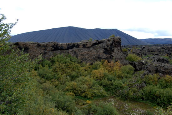 Hverfjall liegt direkt daneben
