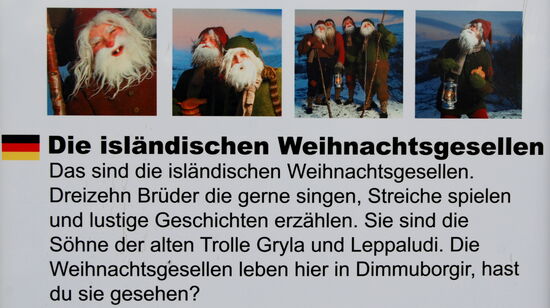 hier sind die 13 isländischen Weihnachtsgesellen zu Hause
