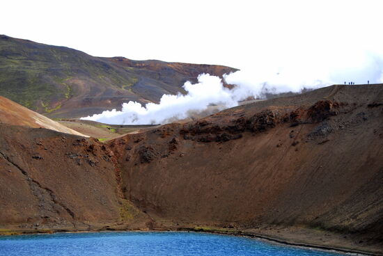 die Krafla dampft