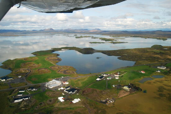 die Pseudokrater im Süden, Ziel aller Touristen