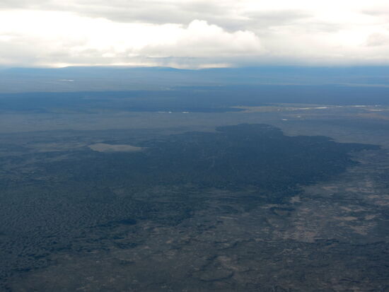 unterschiedlich alte Lavafelder