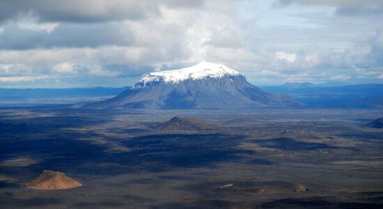 die Herðubreið begleitete uns