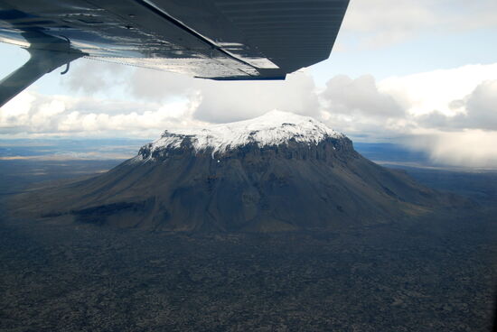 die Herðubreið direkt neben uns