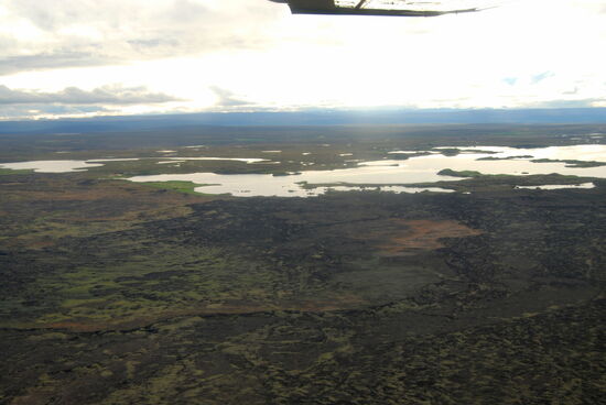 Blick Richtung Westen zum Mývatn