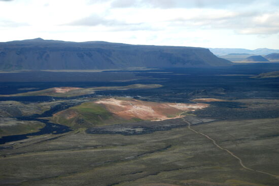 Blick zum Leirhnjúkur