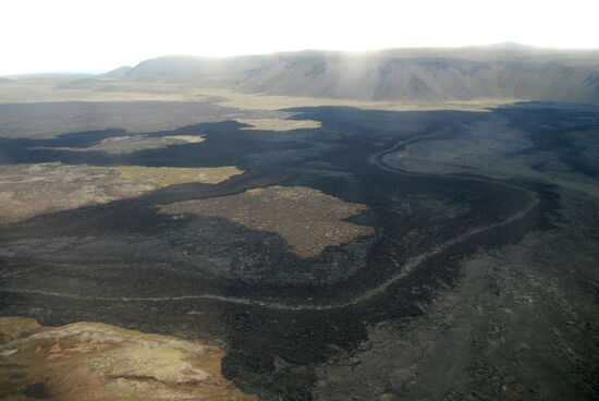 verschieden alte Lavafelder