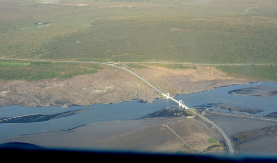 Brücke der N 1 über die Jökulsá á Föllum