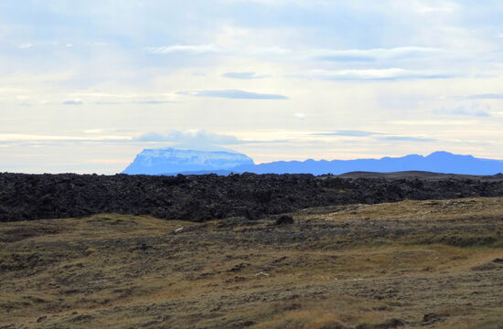 bald kam die Herðubreið in Sicht