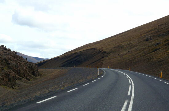 Auffahrt zur Vegaskarð